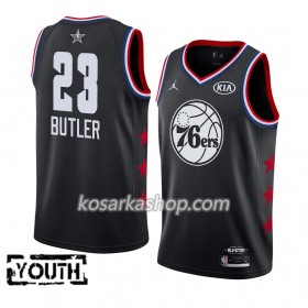 Dres Philadelphia 76ers Jimmy Butler 23 2019 All-Star Jordan Brand Crna Swingman - Dječji